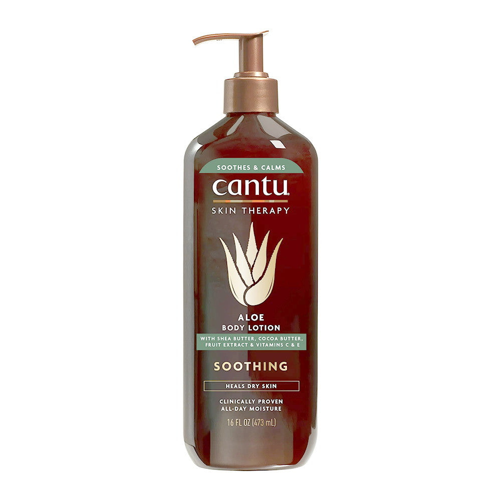 Cantu Skin Therapy Aloe Vera Body Lotion, 16 Oz